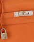 Kelly 32 In Togo Orange, other view